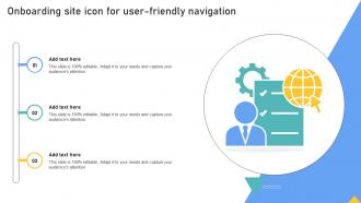 Onboarding Site Icon For User Friendly Navigation