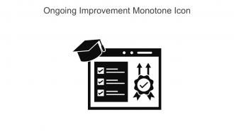 Ongoing Improvement Monotone Icon In Powerpoint Pptx Png And Editable Eps Format