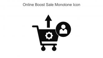 Online Boost Sale Monotone Icon In Powerpoint Pptx Png And Editable Eps Format