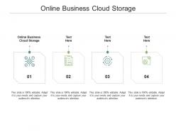 Online business cloud storage ppt powerpoint presentation icon guide cpb