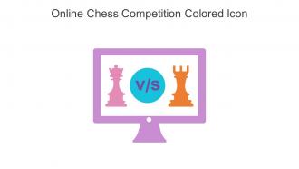 Online Chess Competition Colored Icon In Powerpoint Pptx Png And Editable Eps Format