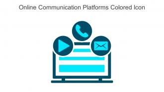 Online Communication Platforms Colored Icon In Powerpoint Pptx Png And Editable Eps Format