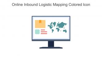 Online Inbound Logistic Mapping Colored Icon In Powerpoint Pptx Png And Editable Eps Format