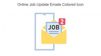 Online Job Update Emails Colored Icon In Powerpoint Pptx Png And Editable Eps Format
