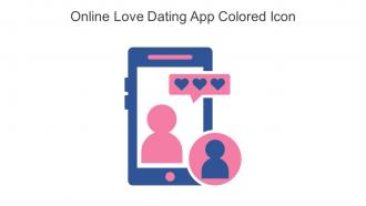 Online Love Dating App Colored Icon In Powerpoint Pptx Png And Editable Eps Format