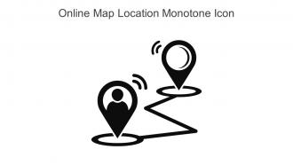 Online Map Location Monotone Icon In Powerpoint Pptx Png And Editable Eps Format