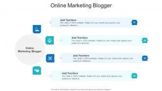 Online Marketing Blogger In Powerpoint And Google Slides Cpb