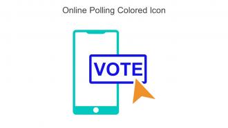 Online Polling Colored Icon In Powerpoint Pptx Png And Editable Eps Format