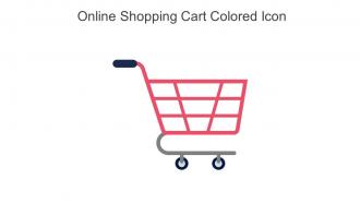 Online Shopping Cart Colored Icon In Powerpoint Pptx Png And Editable Eps Format