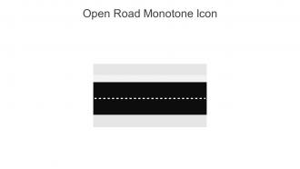 Open Road Monotone Icon In Powerpoint Pptx Png And Editable Eps Format