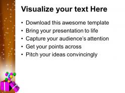Opened gift box with balloons birthday powerpoint templates ppt themes and graphics 0113