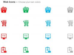 Optimization marketing html email seo management ppt icons graphics