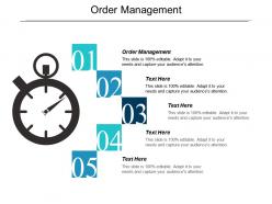 Order management ppt powerpoint presentation icon themes cpb