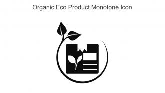 Organic Eco Product Monotone Icon In Powerpoint Pptx Png And Editable Eps Format
