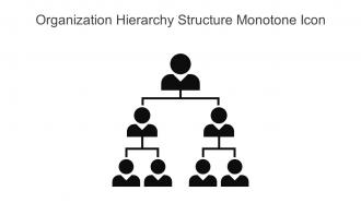 Organization Hierarchy Structure Monotone Icon In Powerpoint Pptx Png And Editable Eps Format
