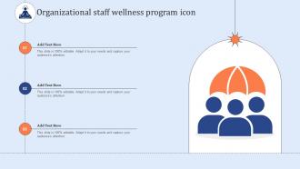 Organizational Staff Wellness Program Icon