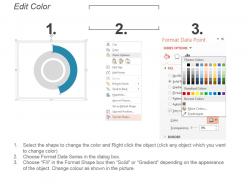 Our mission with icons for target audience and values ppt slides