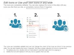 Our mission with icons for target audience and values ppt slides
