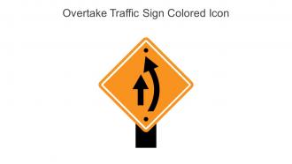 Overtake Traffic Sign Colored Icon In Powerpoint Pptx Png And Editable Eps Format