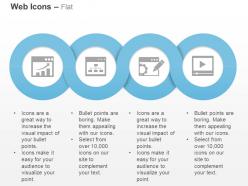 Page rank site map optimization blogging services video marketing ppt icons graphics