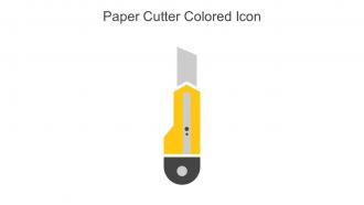 Paper Cutter Colored Icon In Powerpoint Pptx Png And Editable Eps Format