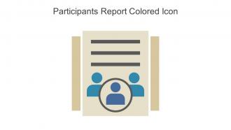 Participants Report Colored Icon In Powerpoint Pptx Png And Editable Eps Format