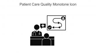 Patient Care Quality Monotone Icon In Powerpoint Pptx Png And Editable Eps Format