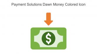 Payment Solutions Dawn Money Colored Icon In Powerpoint Pptx Png And Editable Eps Format
