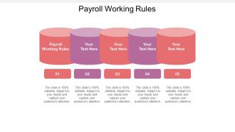 Payroll working rules ppt powerpoint presentation icon cpb