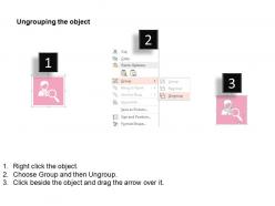 People magnifier team networking communication ppt icons graphics
