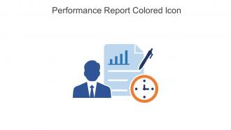 Performance Report Colored Icon In Powerpoint Pptx Png And Editable Eps Format