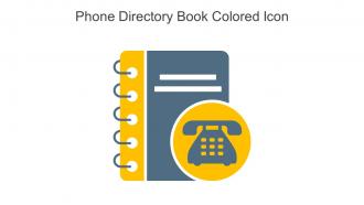Phone Directory Book Colored Icon In Powerpoint Pptx Png And Editable Eps Format