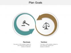 Plan goals ppt powerpoint presentation icon graphics cpb