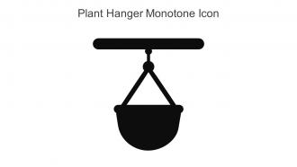 Plant Hanger Monotone Icon In Powerpoint Pptx Png And Editable Eps Format