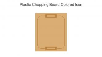 Plastic Chopping Board Colored Icon In Powerpoint Pptx Png And Editable Eps Format