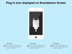 Plug Icon Electricity Gear Smartphone Ignition Corded