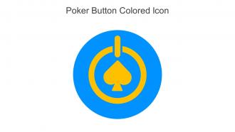 Poker Button Colored Icon In Powerpoint Pptx Png And Editable Eps Format