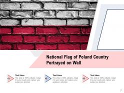 Poland Country Flag Illustration Representing National Republic Decorated European