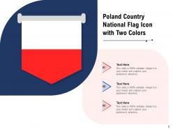 Poland Country Flag Illustration Representing National Republic Decorated European