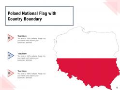 Poland Country Flag Illustration Representing National Republic Decorated European