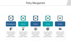 Policy management ppt powerpoint presentation icon portrait cpb