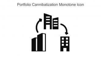 Portfolio Cannibalization Monotone Icon In Powerpoint Pptx Png And Editable Eps Format