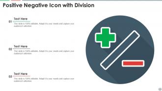 Positive Negative Icon Powerpoint Ppt Template Bundles