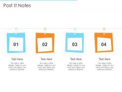 Post it notes online marketing strategies improve conversion rate ppt icon maker