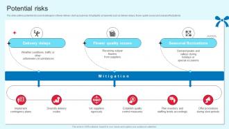 Potential Risks Online Gift Delivery Business Ppt Example GTM SS V