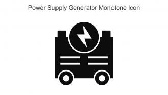 Power Supply Generator Monotone Icon In Powerpoint Pptx Png And Editable Eps Format