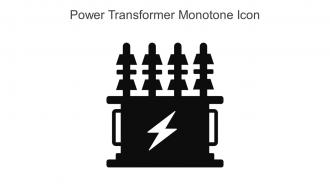 Power Transformer Monotone Icon In Powerpoint Pptx Png And Editable Eps Format