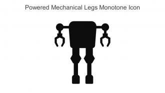 Powered Mechanical Legs Monotone Icon In Powerpoint Pptx Png And Editable Eps Format