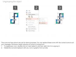 Pptx six staged timeline and icons for business analysis flat powerpoint design