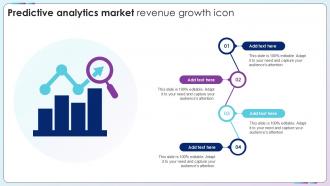 Predictive Analytics Market Revenue Growth Icon Ppt Template